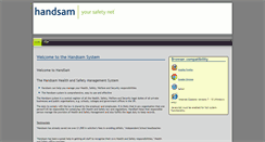 Desktop Screenshot of handsam.org.uk